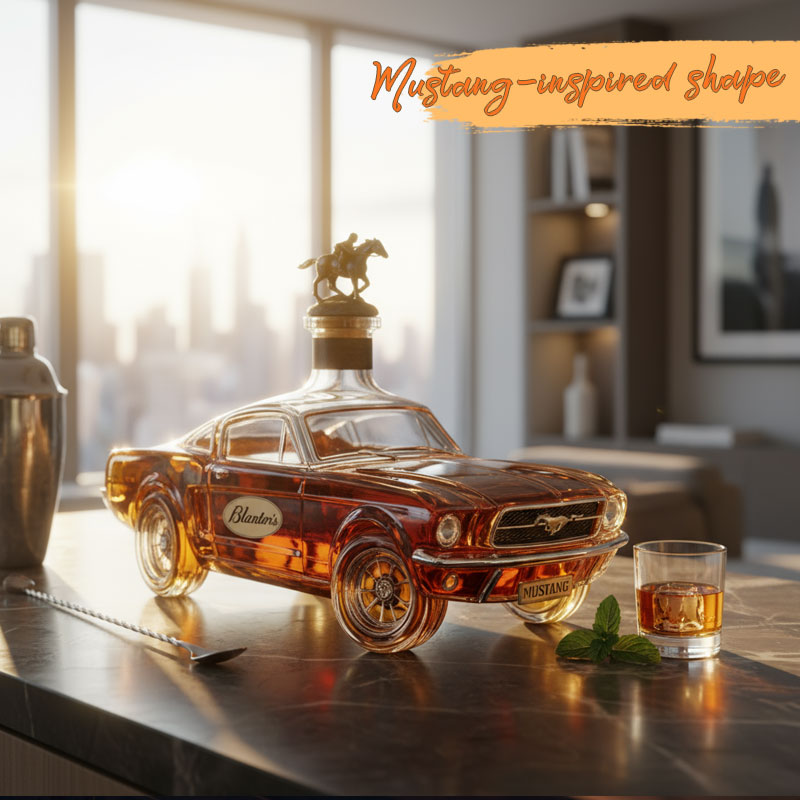 Mustang Whisky Bottle