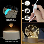 SwaneLume – USB 3D LED Table Lighting