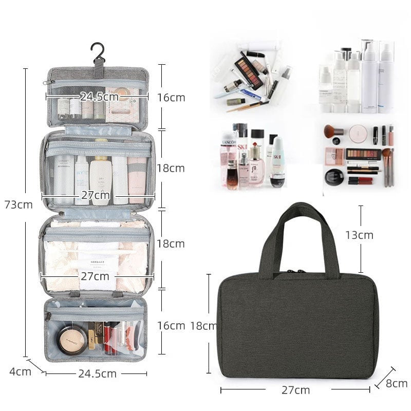 Waterproof cultural bag travel bag with hooks for hanging