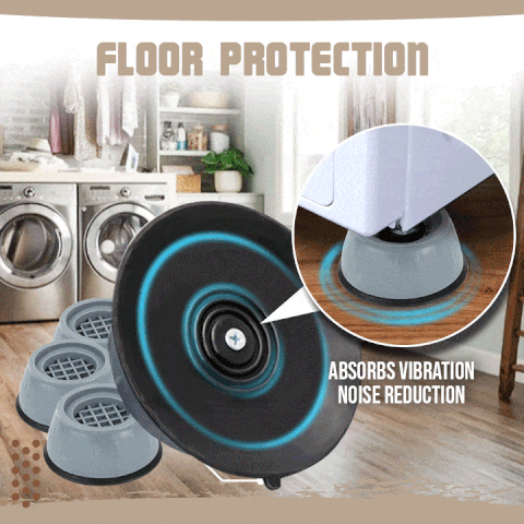 Vibration-free washing machine feet - 4 pcs