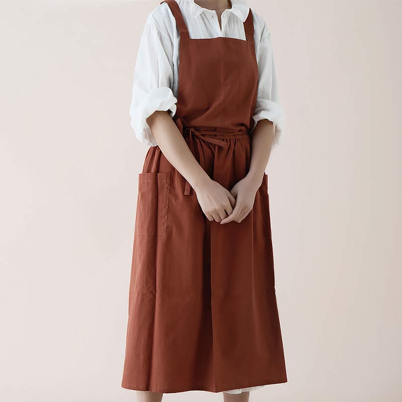 Waterproof cotton apron with practical pockets – ChefMate