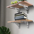 Foldable bracket | 2 sets thick stainless steel folding table bracket