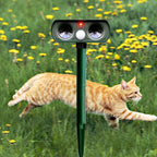 Solar Power Ultrasonic Pest Repeller Infrared Sensor Waterproof Animal Repellent