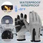 Warm thermal gloves cycling running driving gloves