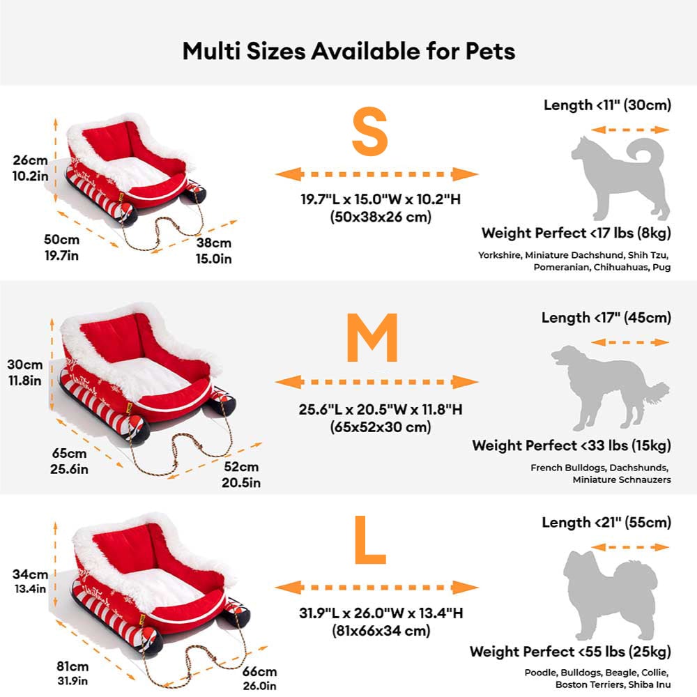 PawSleigh – The seasonal dog bed for cozy winter dreams