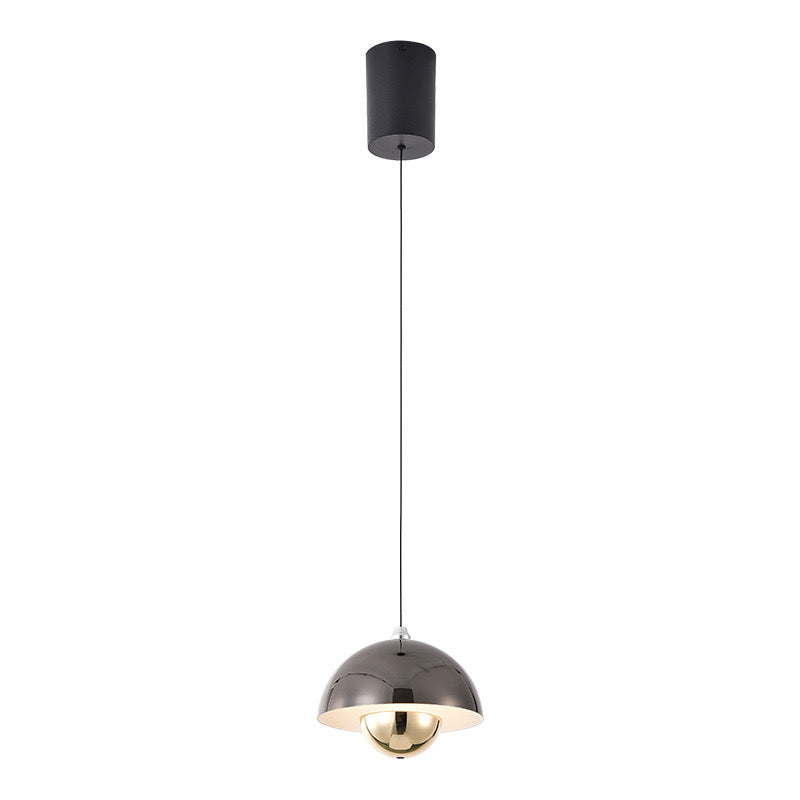 Elegant pendant lamp in pod shape with dimming function