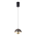 Elegant pendant lamp in pod shape with dimming function
