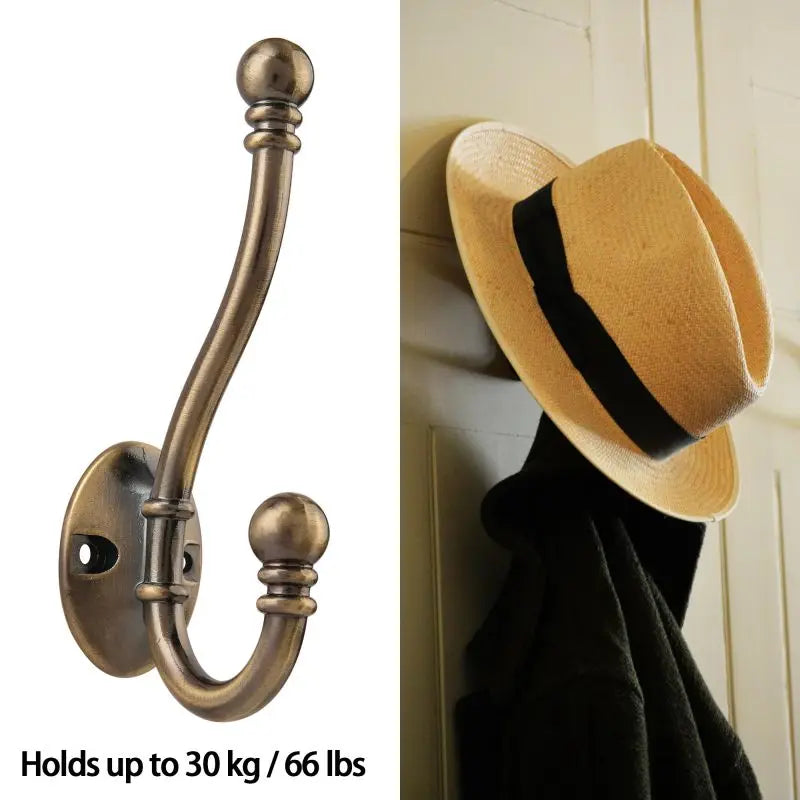 High-quality dress hook made of brass – classic style – various colors – high quality – 1 piece