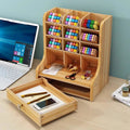 PenBox | Desk Organizer | Wood Pencil Holder | Stylish and Efficient Storage Solution
