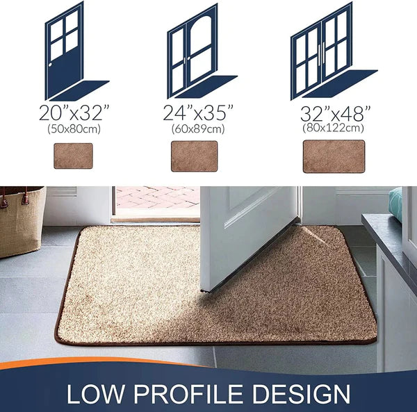 Magic absorbing dust control mat