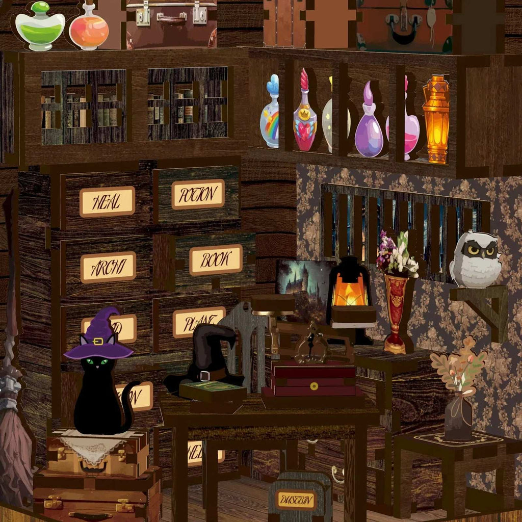 Magic Book House DIY Book Nook Kit & DIY Doll House Kit