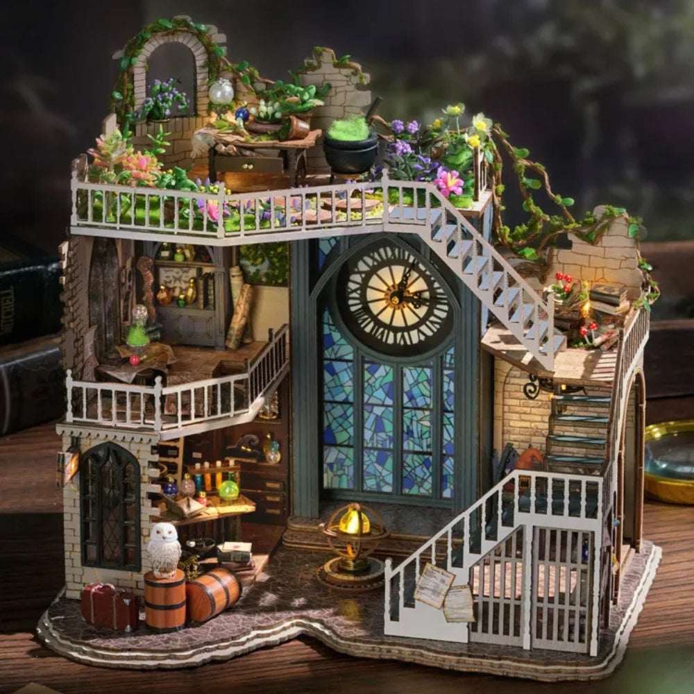 Magician's Hut DIY Mini House Kit l DIY Miniature Kit