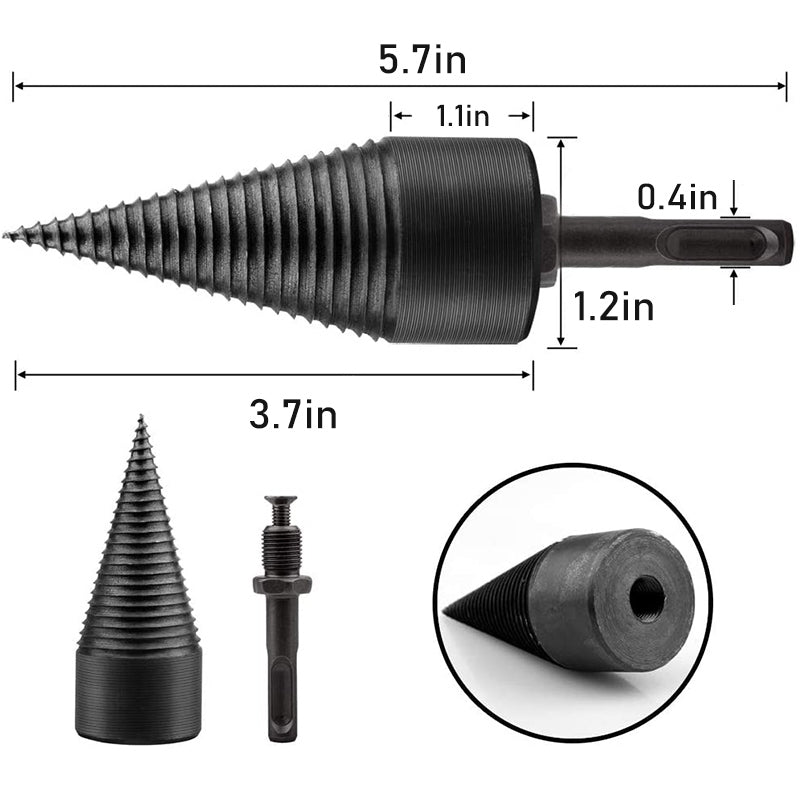 Hex Screw Shaft Firewood Drill