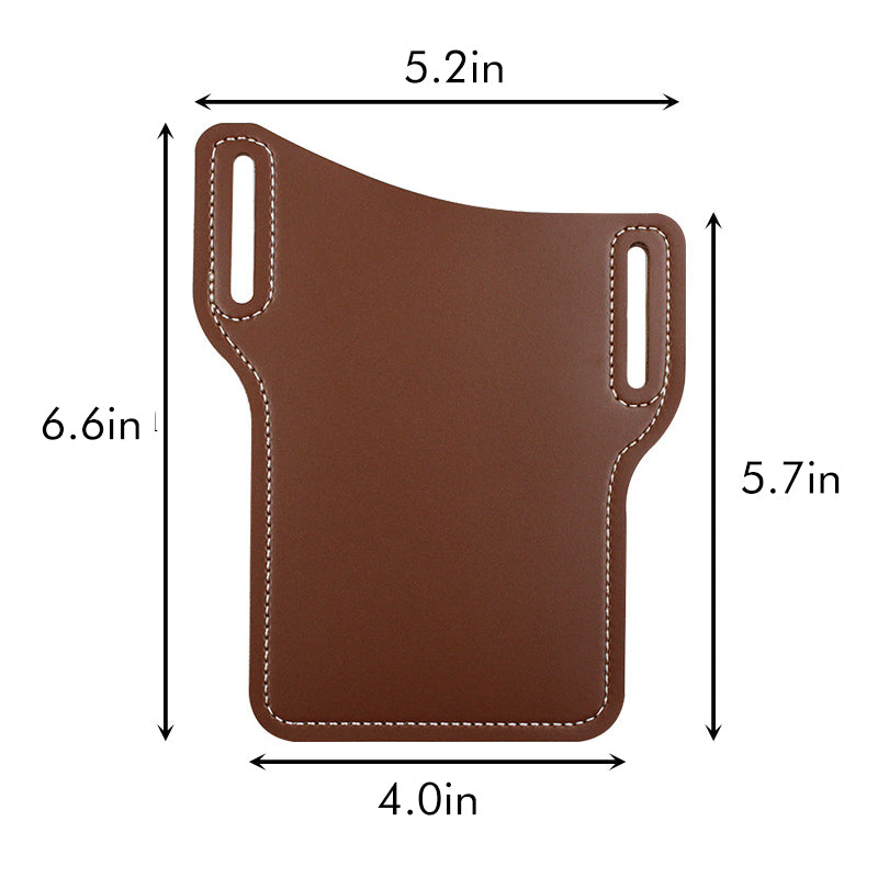 Retro Short Phone Case Belt Pouch