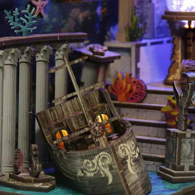Riddle on the Seabed DIY Book Nook Kit