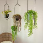 DecoBloom Hanging Planter – Elegant Indoor & Outdoor Metal Plant Pot with Chain