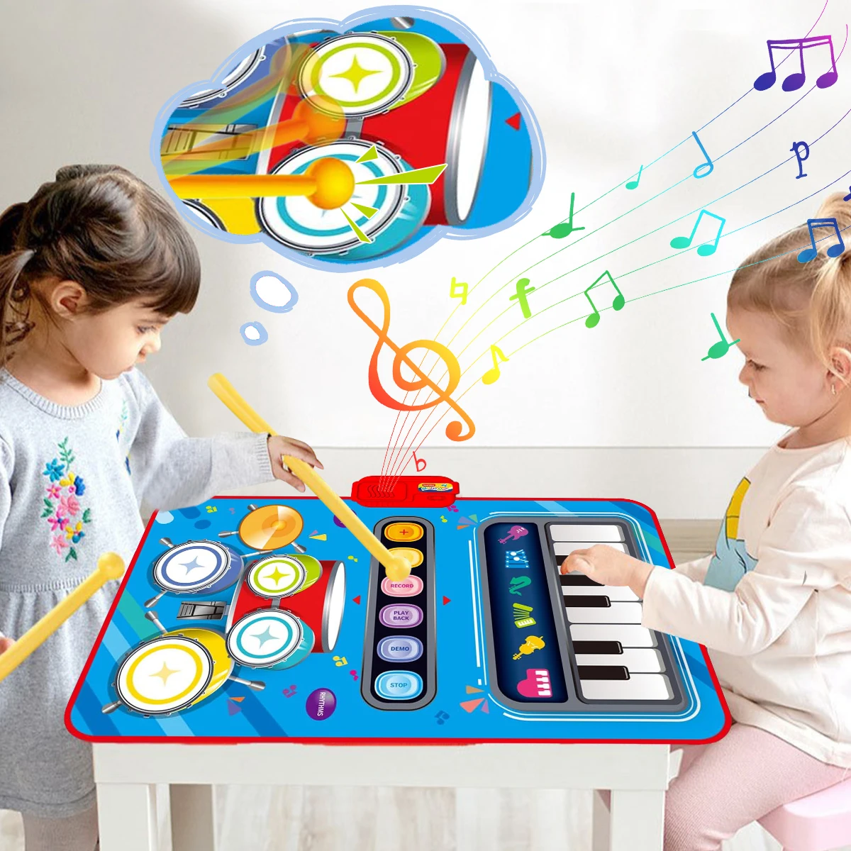 Interactive music mat for the little ones