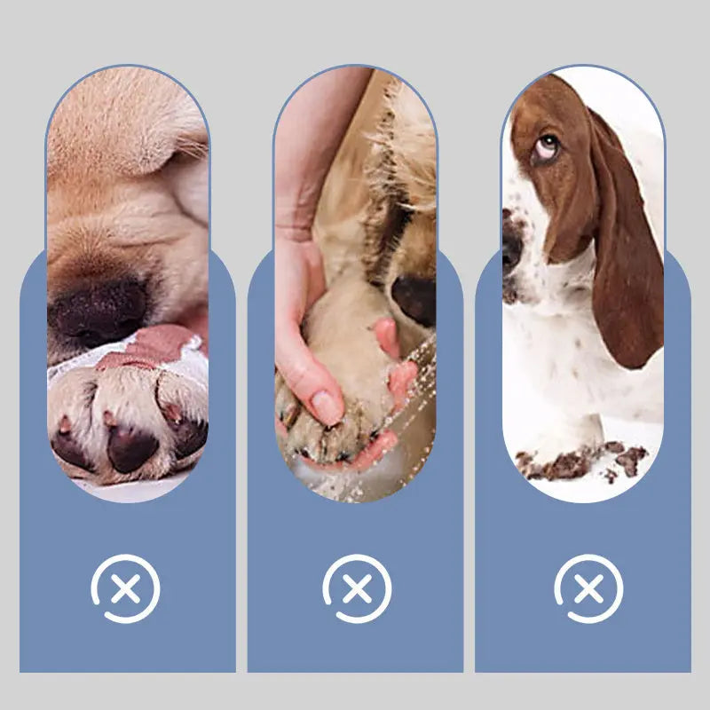2 Pair Non-Slip Waterproof Dog Shoes for Safe and Happy Paws
