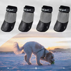 2 Pair Non-Slip Waterproof Dog Shoes for Safe and Happy Paws