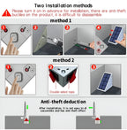 2-Pack Triangular Solar Step Lights – IP67 Waterproof LED Outdoor Garden Lights