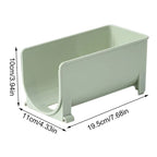 2-Tier Roll Transparent Organizer Holder