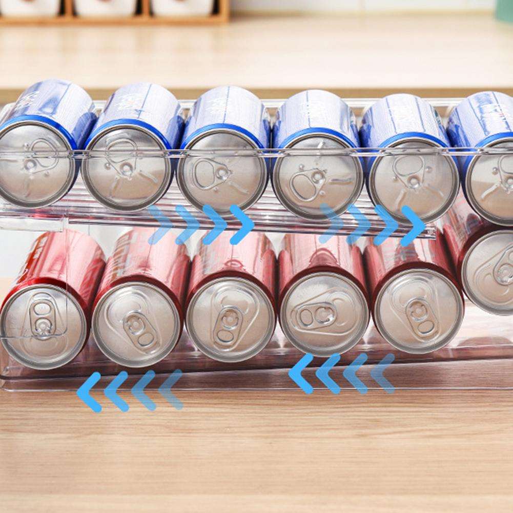 2-Tier Roll Transparent Organizer Holder