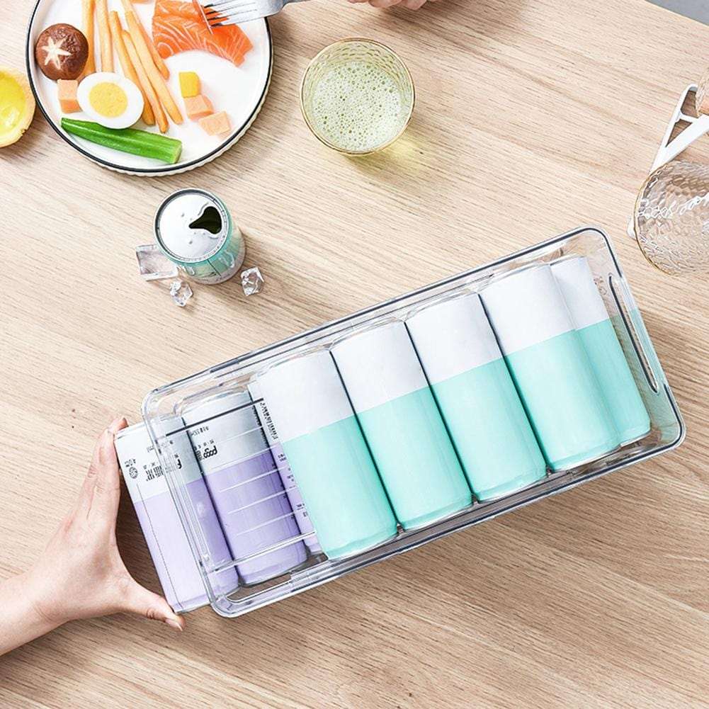 2-Tier Roll Transparent Organizer Holder