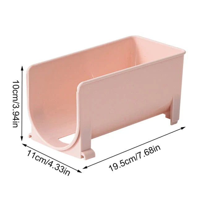 2-Tier Roll Transparent Organizer Holder