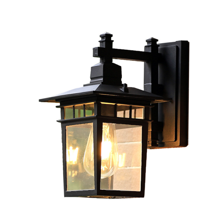 Elegant Outdoor Wall Light Alessio Black