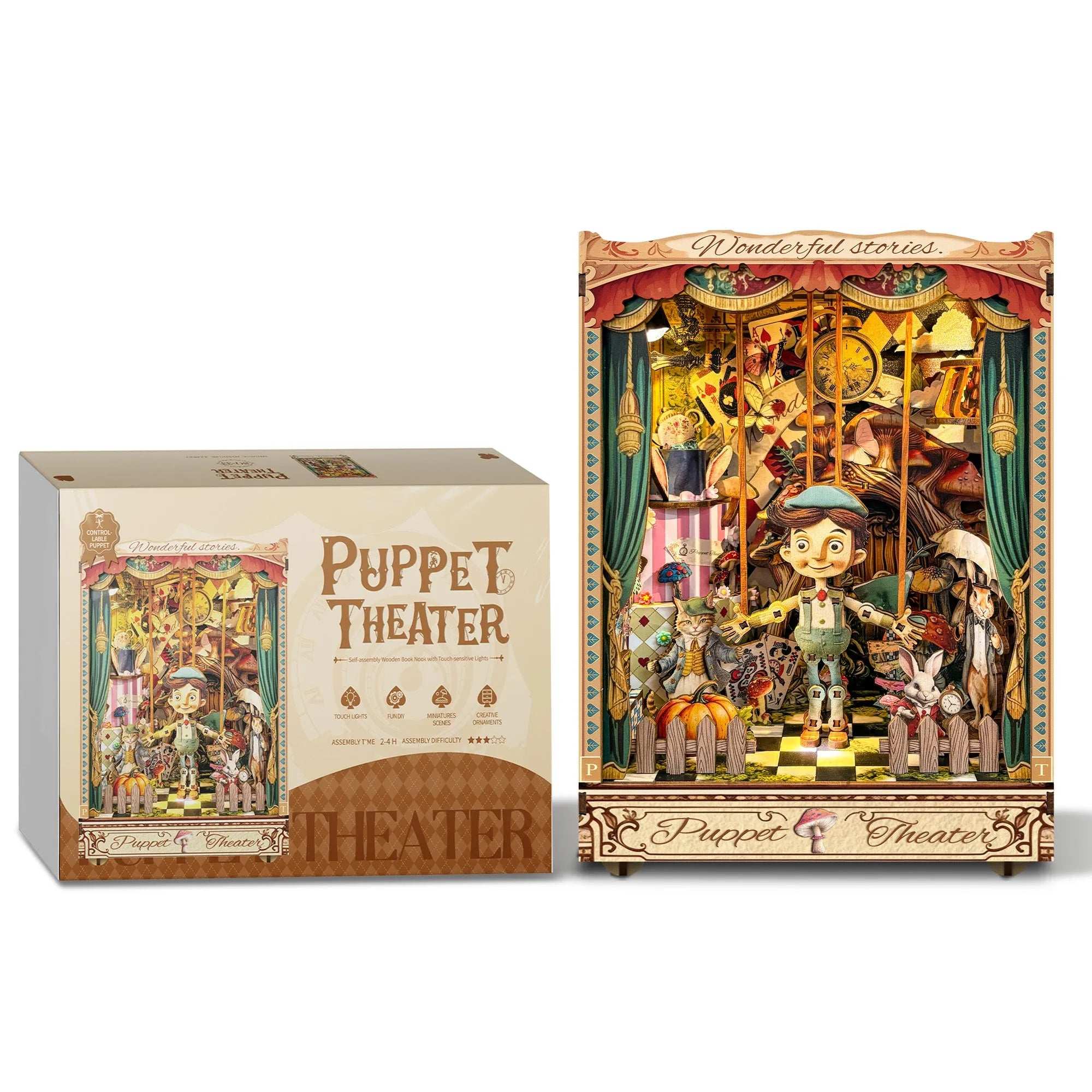 Puppet Theater DIY Book Nook Kit