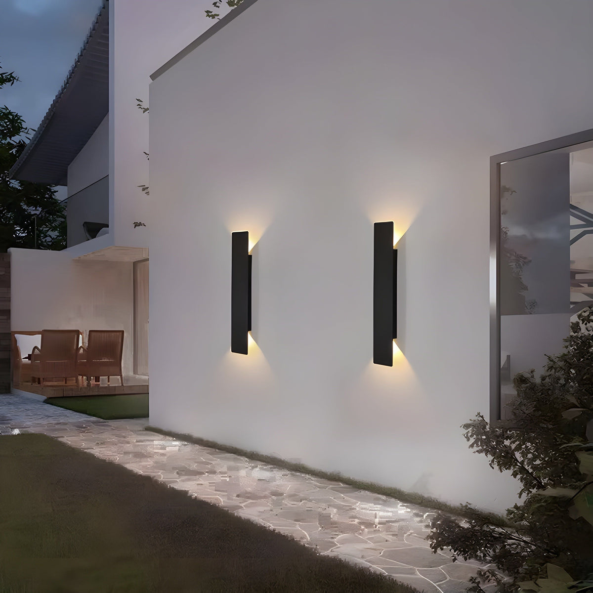 Light - Modern weatherproof LED wall lamp made of aluminum for outdoor use