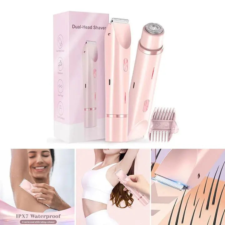 2-in-1 Women's Trimmer – Gentle & precise for face & body