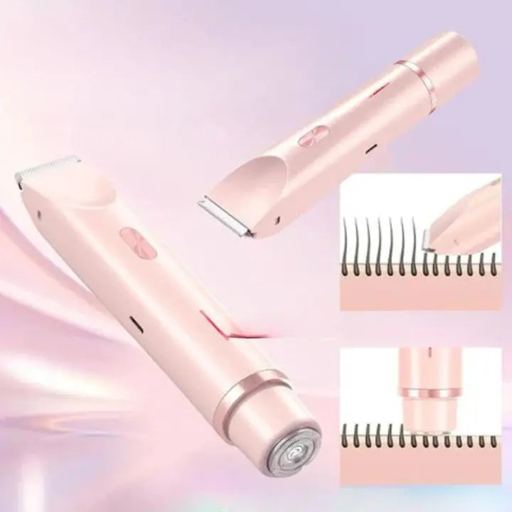 2-in-1 Women's Trimmer – Gentle & precise for face & body