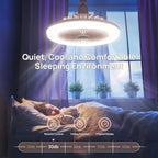 2-in-1 Ceiling Lamp with Fan – Controllable via Remote Control