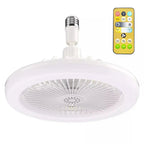 2-in-1 Ceiling Lamp with Fan – Controllable via Remote Control