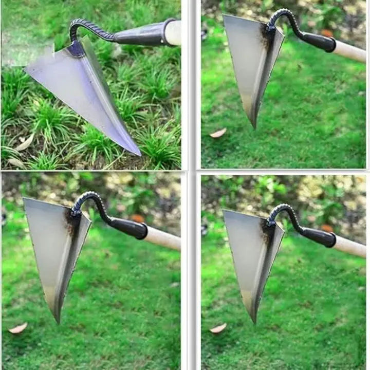 2-in-1 Stainless Steel Triangle Weed Remover & Soil Loosener