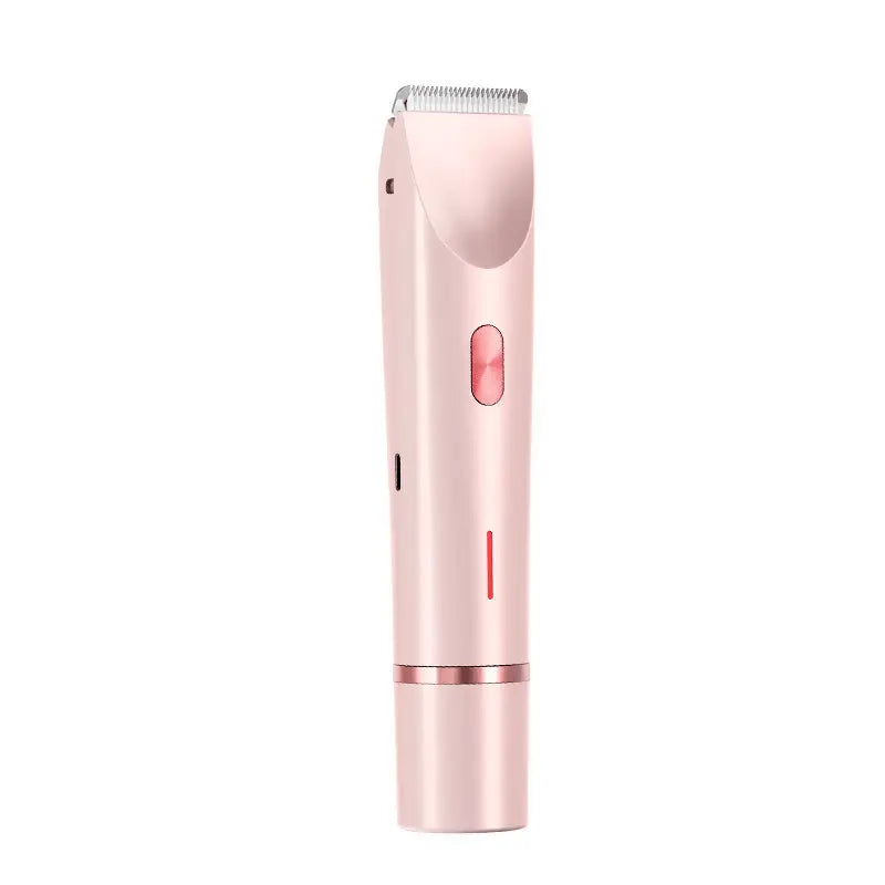 2-in-1 Electric Razor for Women with Dual Head Design