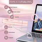 2-in-1 Electric Razor for Women with Dual Head Design