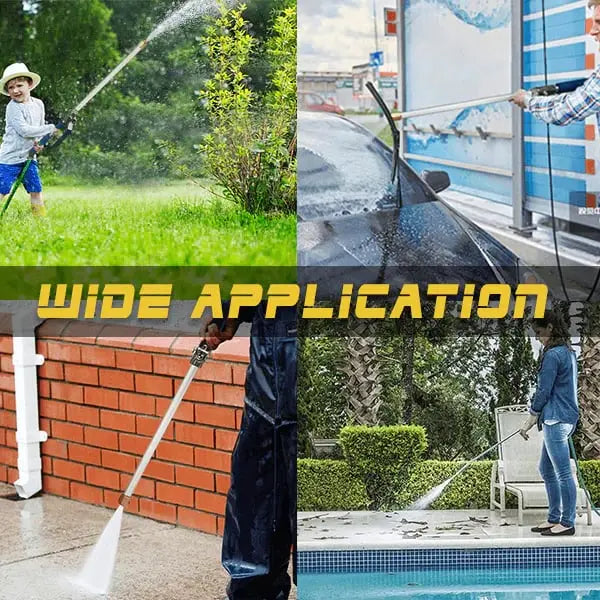2-in-1 High Pressure Cleaner Attachment – Transforms the Garden Hose into a Water Jet