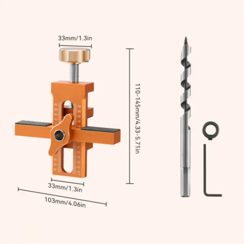 2-in-1 Assembly Aid for Precise Alignment of Cabinet Doors