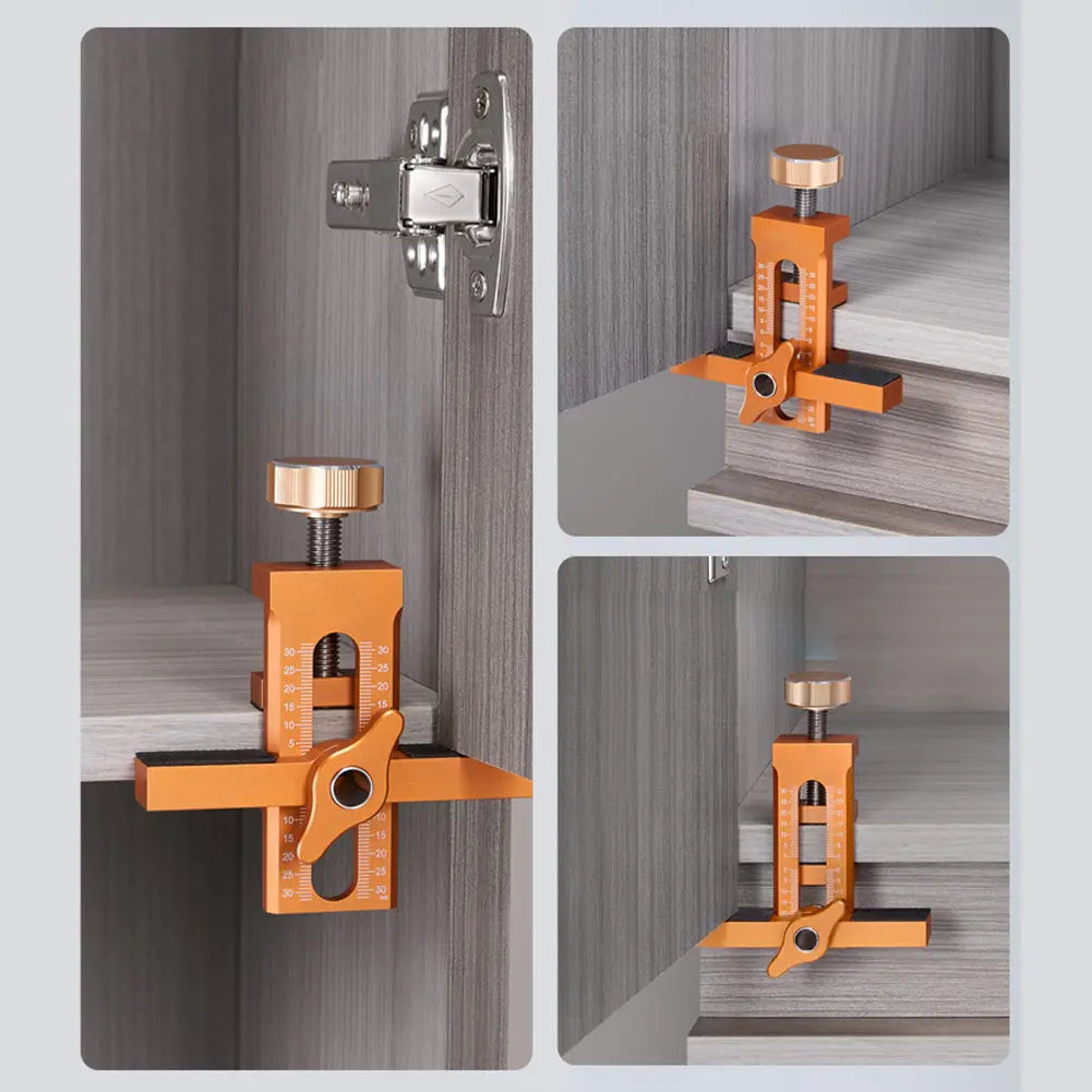 2-in-1 Assembly Aid for Precise Alignment of Cabinet Doors