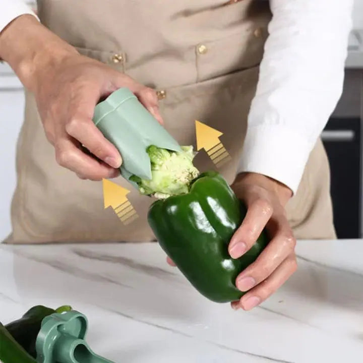 2-in-1 Pepper Corer & Vegetable Cutter