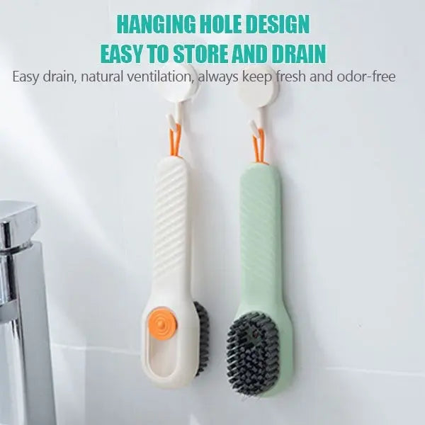 2-in-1 Cleaning Brush with Soap Dispenser – Cleanliness Made Easy