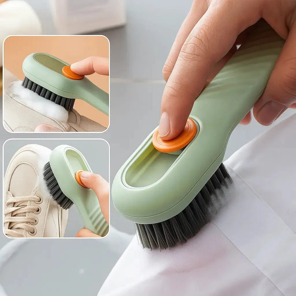 2-in-1 Cleaning Brush with Soap Dispenser – Cleanliness Made Easy
