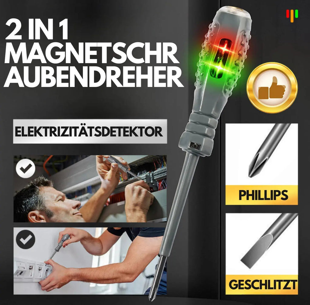 2-in-1 Voltage Tester Screwdriver (2 pieces/set)