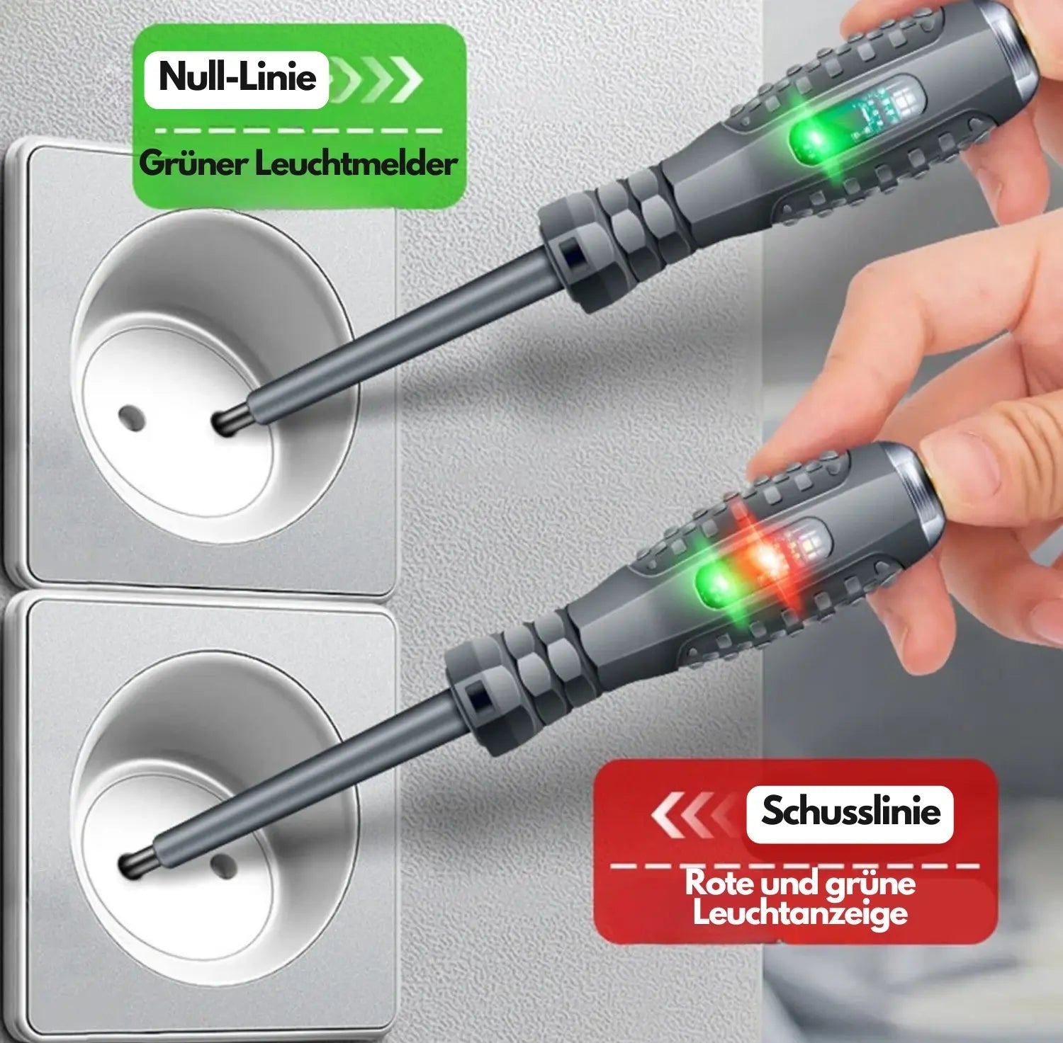 2-in-1 Voltage Tester Screwdriver (2 pieces/set)