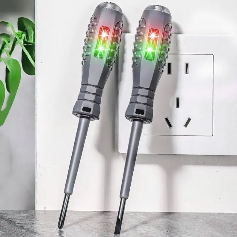 2-in-1 Voltage Tester Screwdriver (2 pieces/set)