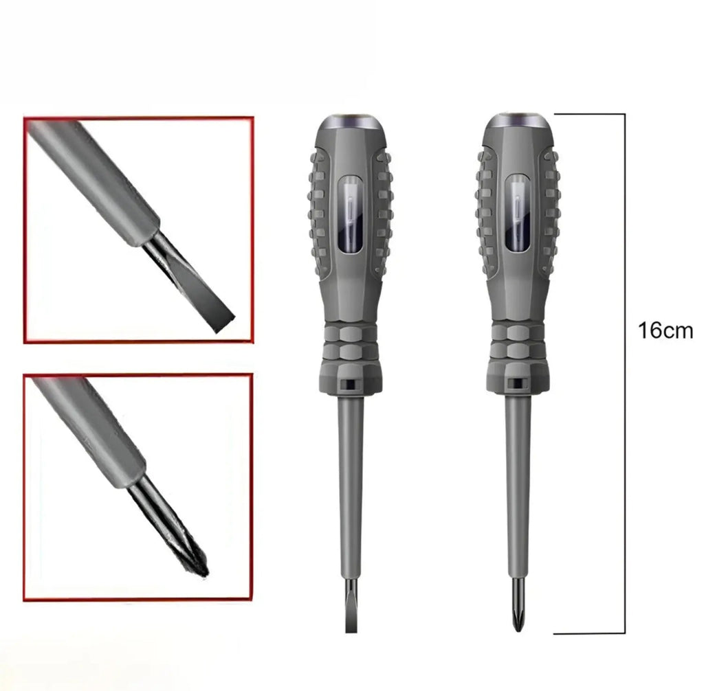 2-in-1 Voltage Tester Screwdriver (2 pieces/set)