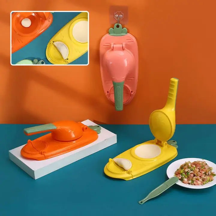 2-in-1 Dough Pocket Maker – Dough Shaper and Folding Press Set