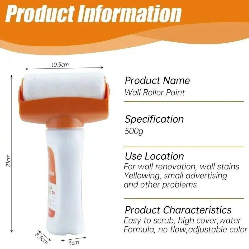 2-in-1 Wall Repair Roller for Effortless Touch-Ups